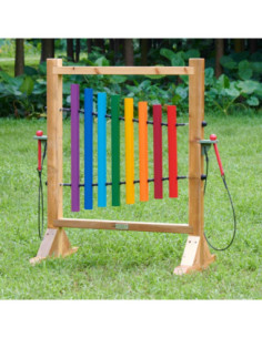 MASTERKIDZ Tęczowe Dzwonki Kolorowa Tablica Do Grania 2