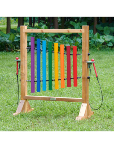 MASTERKIDZ Tęczowe Dzwonki Kolorowa Tablica Do Grania