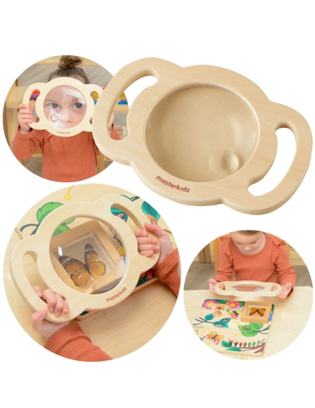 MASTERKIDZ Duża Drewniana Lupa Discovery
