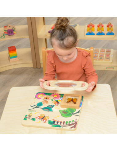 MASTERKIDZ Duża Drewniana Lupa Discovery