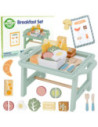 WOOPIE GREEN Zestaw Śniadaniowy z Tacą i Akcesoriami Serwis Pastelowy