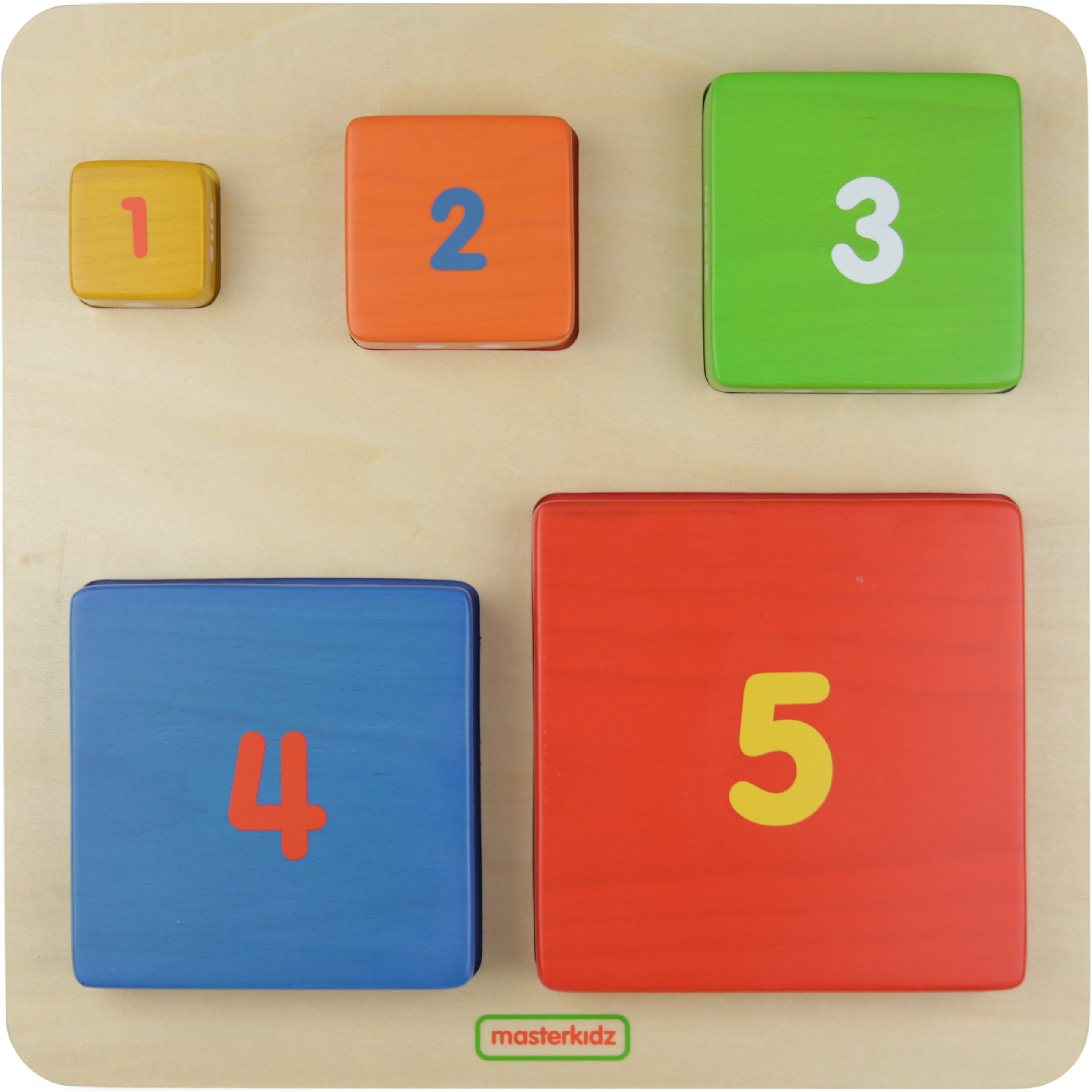 Piramidka drewniana edukacyjna liczenie kolory montessori