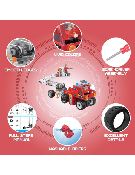 WOOPIE Zestaw Konstrukcyjny Creator City Fire Brigade