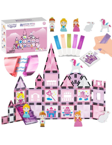 WOOPIE Magnetyczny Zestaw Konstrukcyjny Zbuduj Zamek