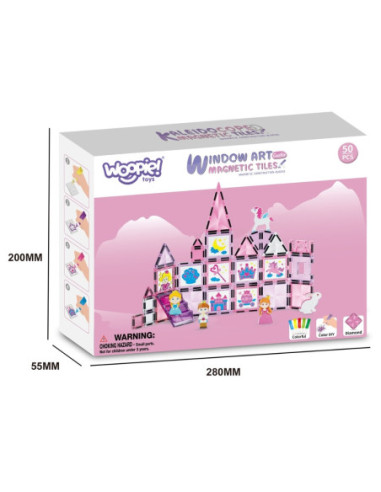 WOOPIE Magnetyczny Zestaw Konstrukcyjny Zbuduj Zamek