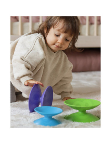 WOOPIE BABY Kolorowa Wieża Układanka Piramidka Edukacyjna 18m+