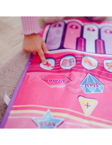 WOOPIE Duża Mata Muzyczna 2w1 Perkusja Interaktywna Pianino