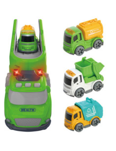 WOOPIE Zielona Laweta CITY TRUCK Efekty Dźwiękowe i Świetlne 2