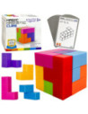 WOOPIE Układanka Kostka Tetris Z Zestawem Kart