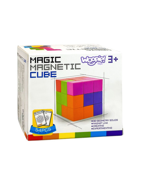 WOOPIE Układanka Kostka Tetris Z Zestawem Kart