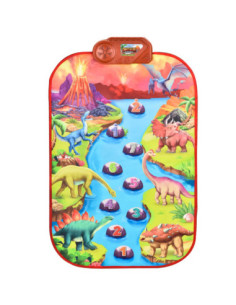 WOOPIE Duża Mata Muzyczna Pianino XL Dinozaury Interaktywna 2