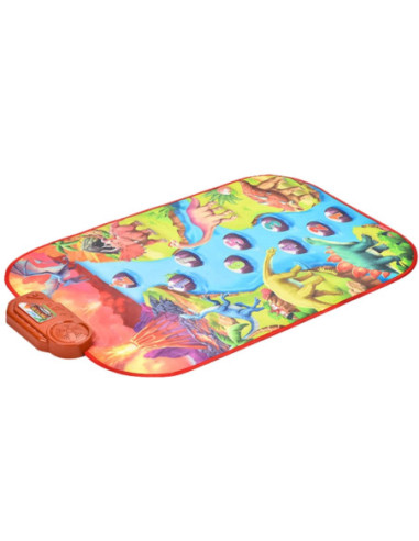 WOOPIE Duża Mata Muzyczna Pianino XL Dinozaury Interaktywna