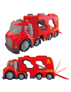 WOOPIE Czerwona Laweta CITY TRUCK Efekty Dźwiękowe i Świetlne 2