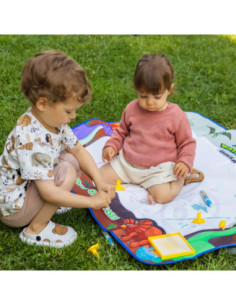 WOOPIE Magiczna Mata do Malowania Wodą XXL Pieczątki Cyferki 100cm 2