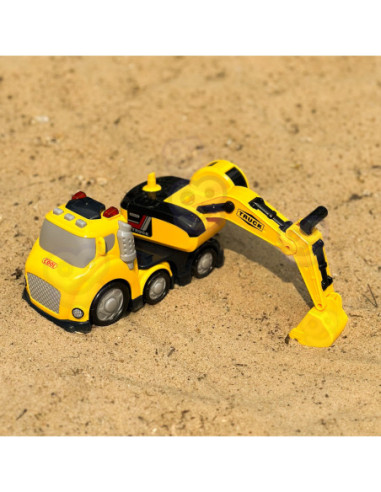 WOOPIE Koparka CITY TRUCK Efekty Dźwiękowe i Świetlne