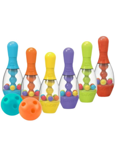 WOOPIE Kolorowe Kręgle Dla Dzieci 8 el.