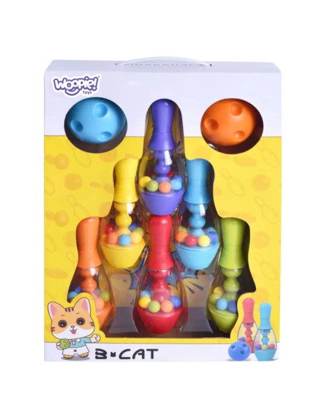 WOOPIE Kolorowe Kręgle Dla Dzieci 8 el.