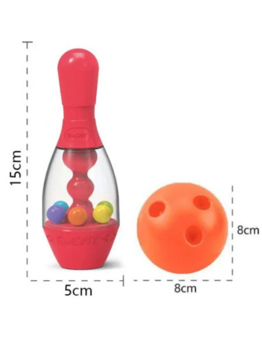 WOOPIE Kolorowe Kręgle Dla Dzieci 8 el.