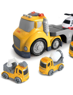 WOOPIE Żółta Laweta CITY TRUCK Efekty Dźwiękowe i Świetlne 2
