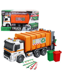 WOOPIE Interactive Garbage Truck 1:16 with Sound Effects 2
