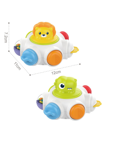 WOOPIE BABY Kosmiczna Rakieta Aktywności - Edukacyjna Kostka Sensoryczna 18m+