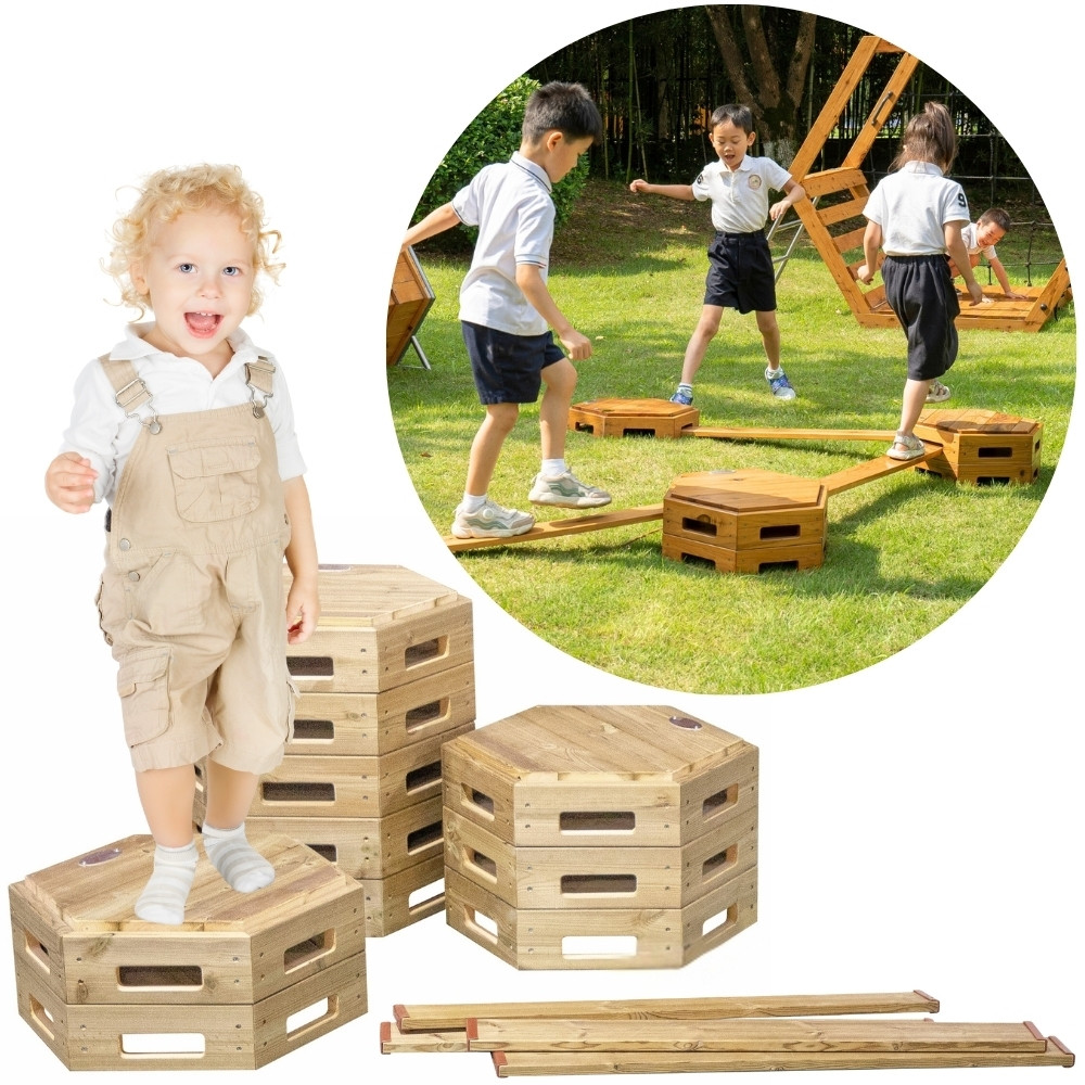 Drewniany tor równoważnia xxl ścieżka ruchowa motoryczna - 6 z 9