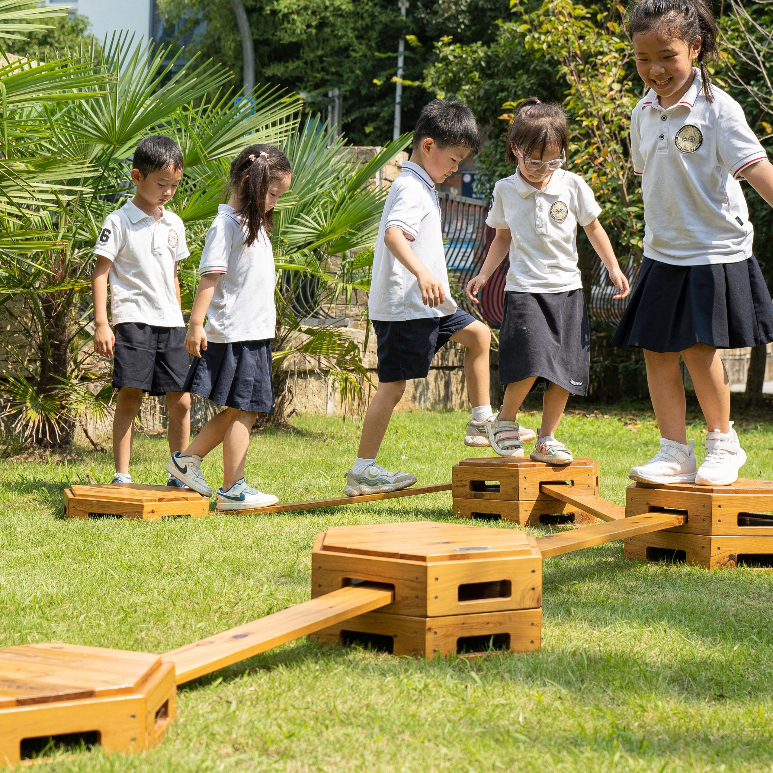 Drewniany tor równoważnia xxl ścieżka ruchowa motoryczna - 7 z 9