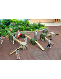 CLASSIC WORLD EDU Tor Przeszkód XXL Plac Zabaw Multi-Sprawnościowy 2