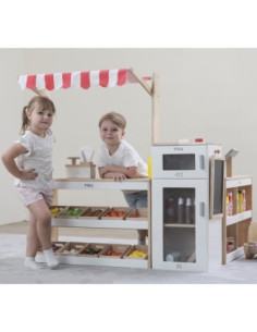Viga Duży Zestaw Stragan Sklep Supermarket 2