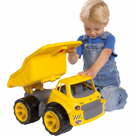 Big Jeździk Ciężarówka Maxi Truck samochód do piachu, przedszkola, domu... CICHE KOŁA