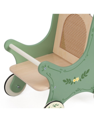 CLASSIC WORLD Drewniany Wózek dla Lalek Vintage