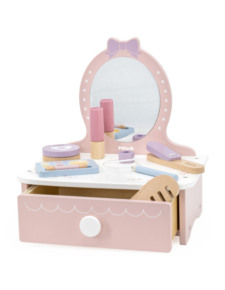 Viga Drewniana Toaletka z Akcesoriami  Kącik Małej Księżniczki