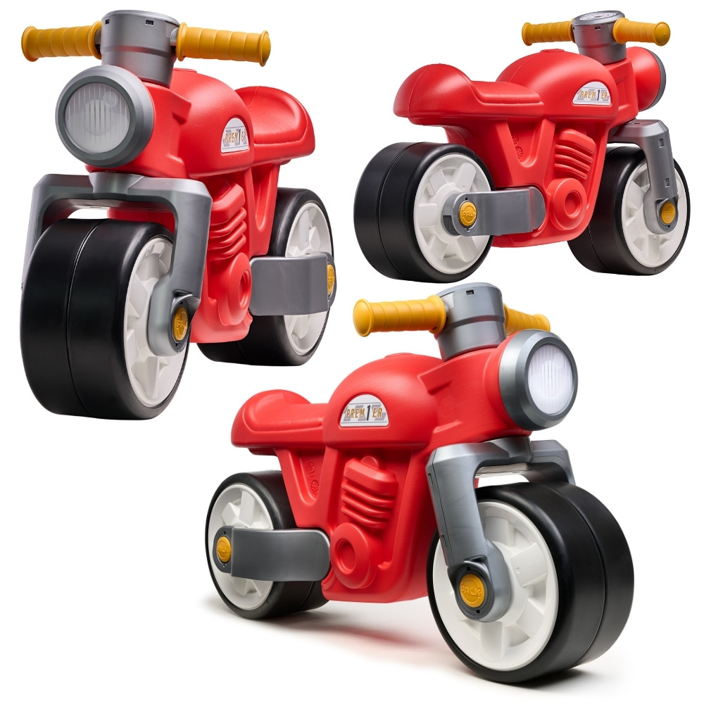 FALK Åkmotorcykel Vintage Röd 1-3 år