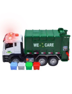 WOOPIE Śmieciarka Ciężarówka Segregacja Śmieci - skala 1:10 2