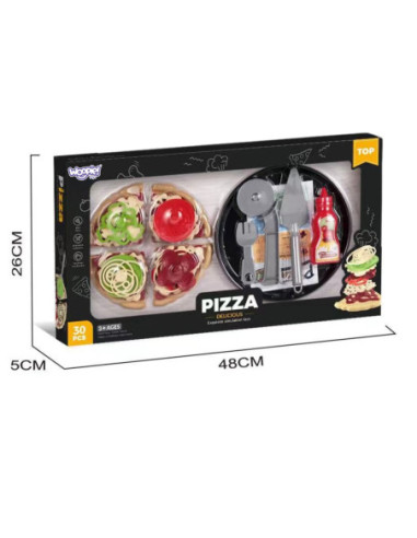 WOOPIE Pizza do Krojenia Zestaw XL Restauracja 30 el.