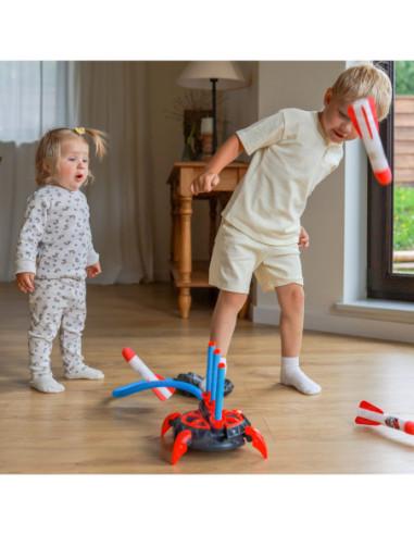 WOOPIE Wyrzutnia Rakiet Piankowych 6 szt.