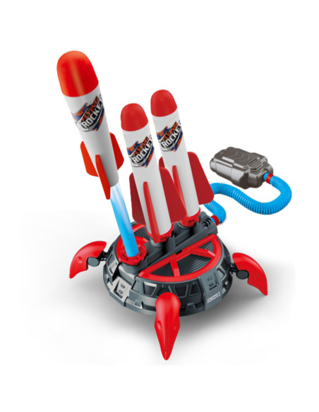 WOOPIE Wyrzutnia Rakiet Piankowych 6 szt.