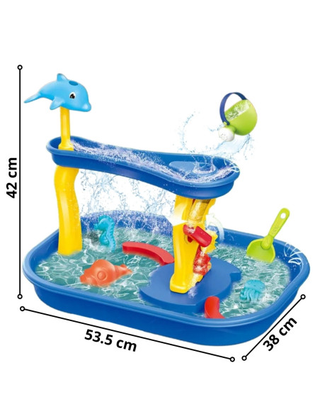 WOOPIE Stolik Wodny Wodospad Delfinek 11el.