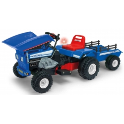 INJUSA Rechargeable Tractor with 12V Battery Lights Sounds