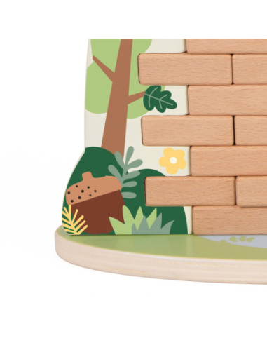 CLASSIC WORLD Drewniana Gra Zręcznościowa Spadający Orzeszek