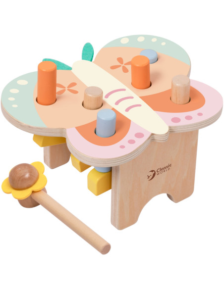 CLASSIC WORLD Stolik Perkusyjny w Kształcie Motyla