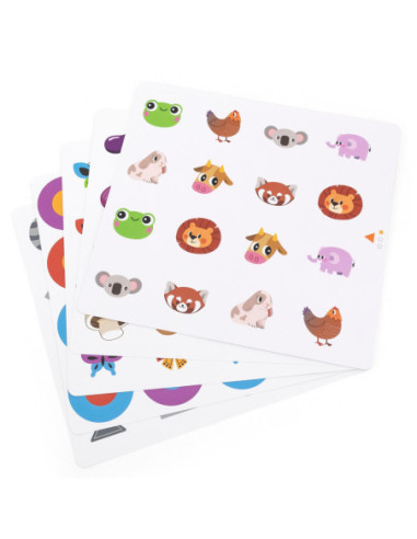 Viga Memory Gra Pamięciowa Zgadnij Obrazki 10 Kart Montessori