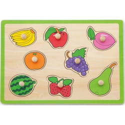 Wooden Fruit Puzzle Puzzle by Viga Toys