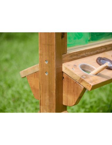 MASTERKIDZ Przezroczysta Akrylowa Tablica Malarska + Kubeczki