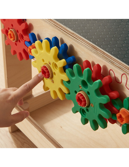 MASTERKIDZ Drewniany Warsztat Montessori STEM z Narzędziami + Akcesoria