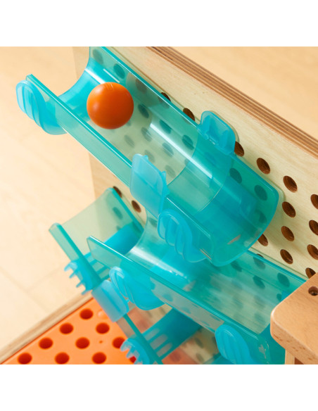 MASTERKIDZ Drewniany Warsztat XXL Montessori STEM z Narzędziami + Akcesoria