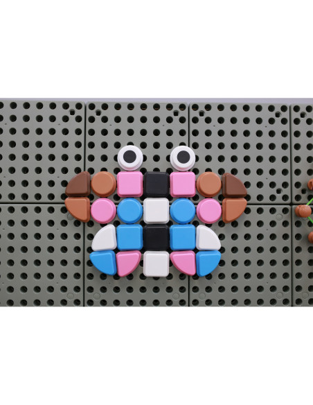 MASTERKIDZ Drewniana Tablica STEM Wolnostojąca XXL w Kształcie Domu + Akcesoria