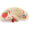 Viga Wooden Alphabet and English Learning Montessori Booklet