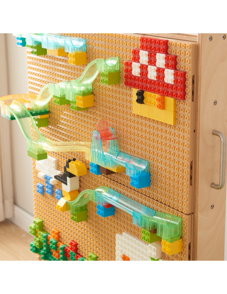 MASTERKIDZ Drewniana Tablica STEM Wolnostojąca + Akcesoria