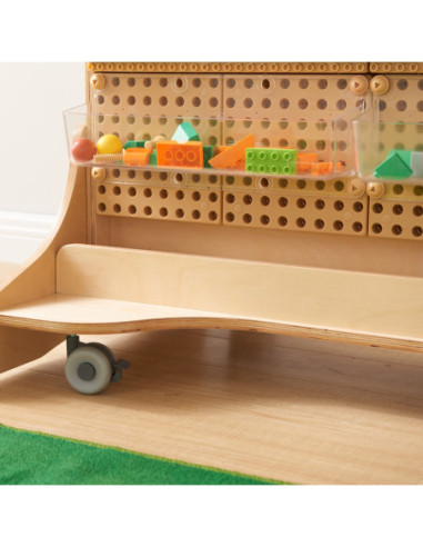 MASTERKIDZ Drewniana Tablica STEM Wolnostojąca + Akcesoria